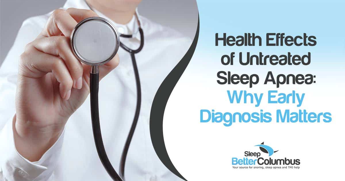 Image of a doctor representing Sleep Better Columbus, emphasizing the health effects of untreated sleep apnea and the importance of early diagnosis, in alignment with the page's focus on proactive sleep health care.