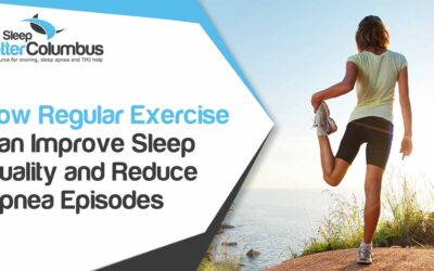 Image of a woman exercising, representing Sleep Better Columbus, highlighting how regular exercise can improve sleep quality and reduce apnea episodes, aligning with the page's focus on holistic sleep health solutions.