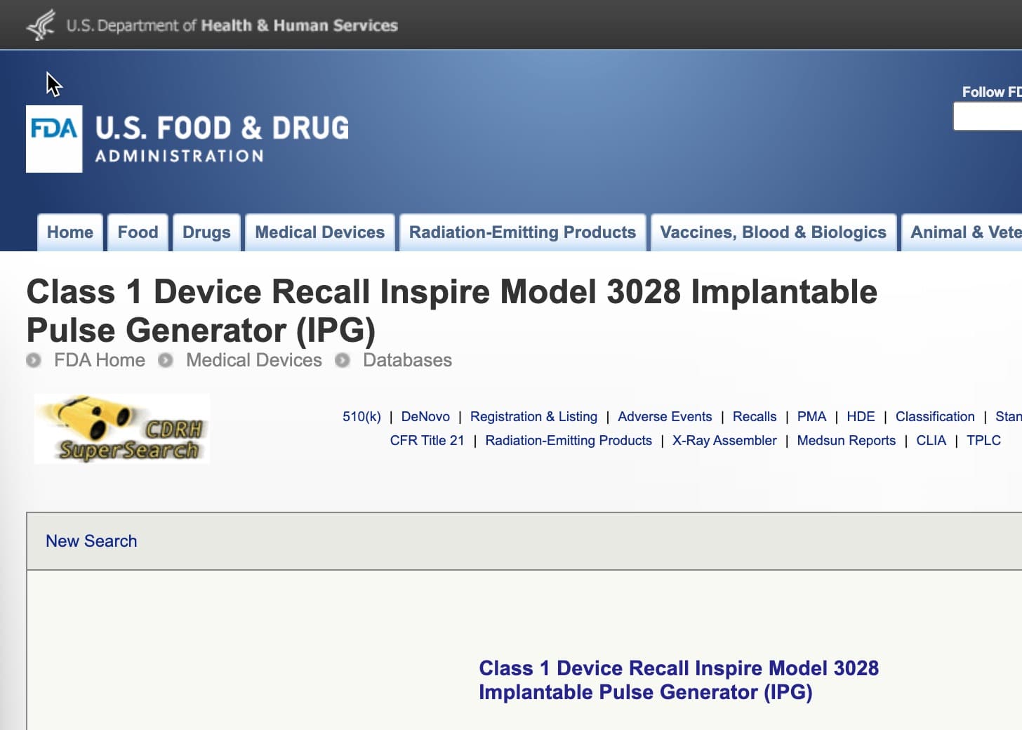 Inspire Issues Recall for Critical Neurostimulator Component Used in OSA Therapy