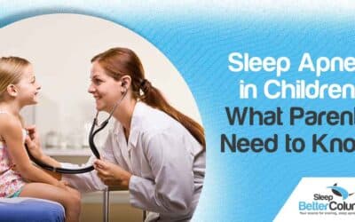 Image of a doctor with a child, representing Sleep Better Columbus, highlighting essential information about sleep apnea in children and what parents need to know, aligning with the page's focus on pediatric sleep health.