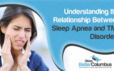 Image of a woman experiencing a toothache, representing Sleep Better Columbus, highlighting the relationship between sleep apnea and TMJ disorders, aligning with the page's focus on interconnected health issues.